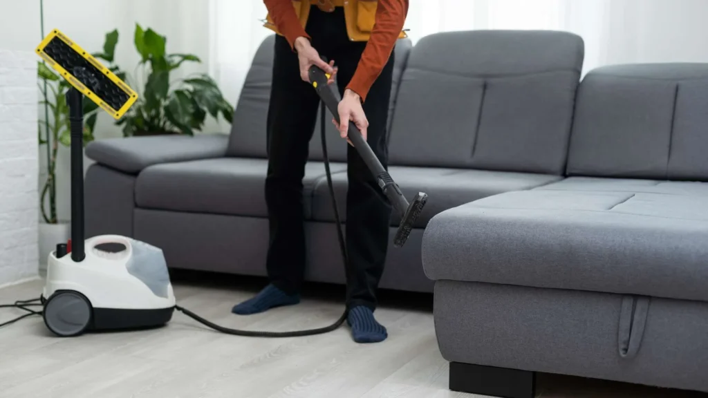 Sofa Cleaning Services in Karachi: Fabric, Leather & Microfiber Deep Cleaning from NFS