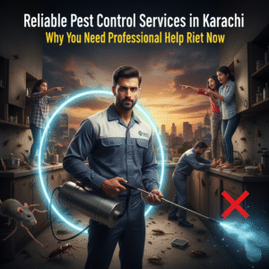 Residential pest control service in Karachi by Nest Fumigation Services