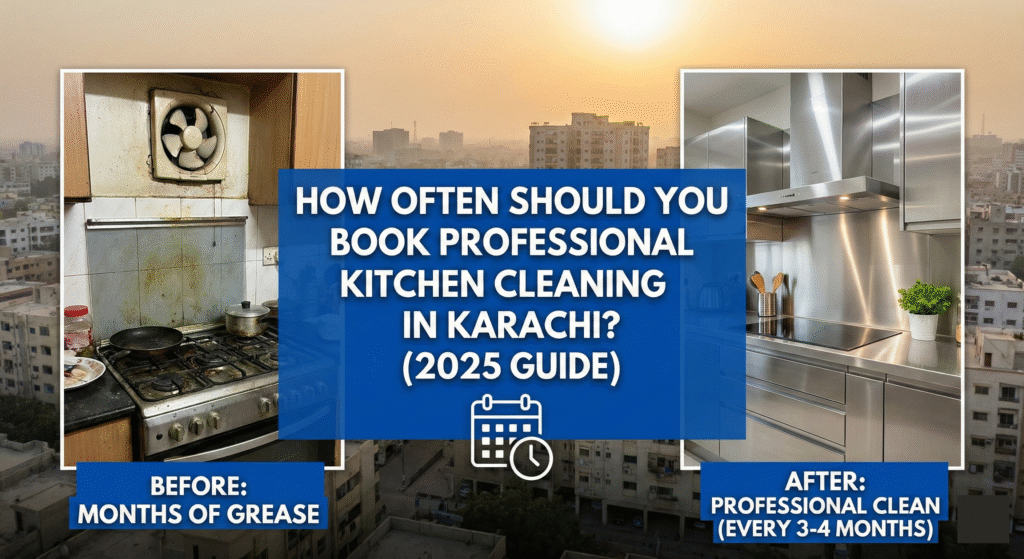 How Often Should You Deep Clean Your Kitchen in Karachi? Chemistry-Backed Cadence Guide